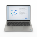 Dell Latitude 9420 laptop open, witte achtergrond, studioverlichting